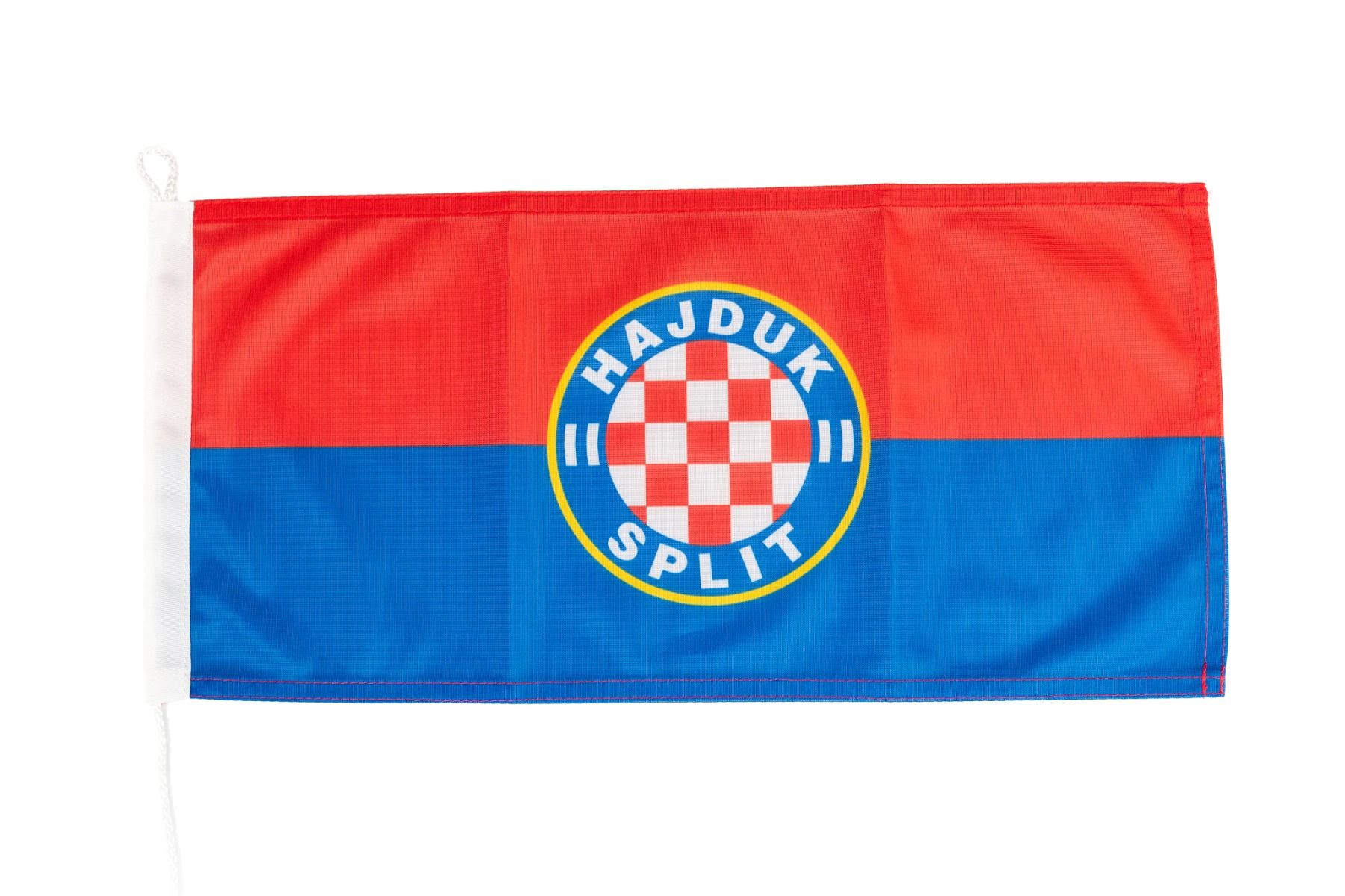 Zastava Hajduk, brodska, 40x20 cm, crveno plava