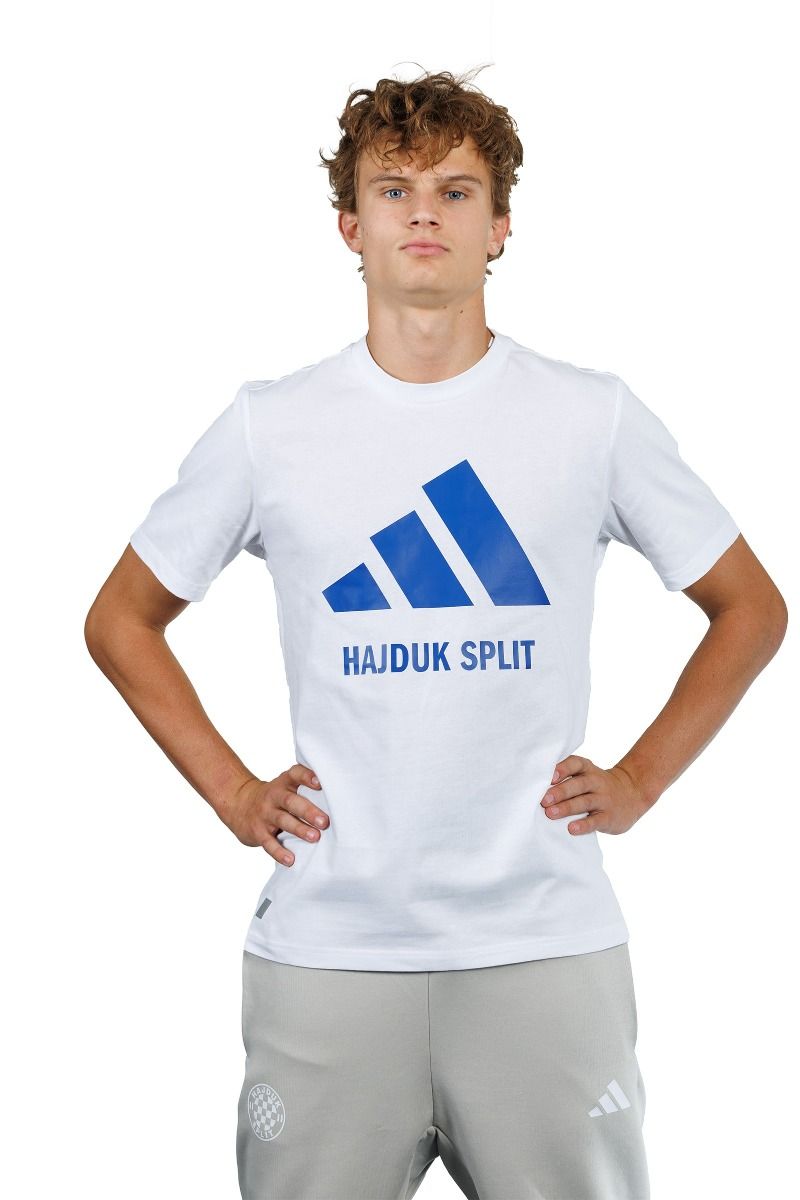 adidas majica Hajduk Split custom tee, bijela/plavo