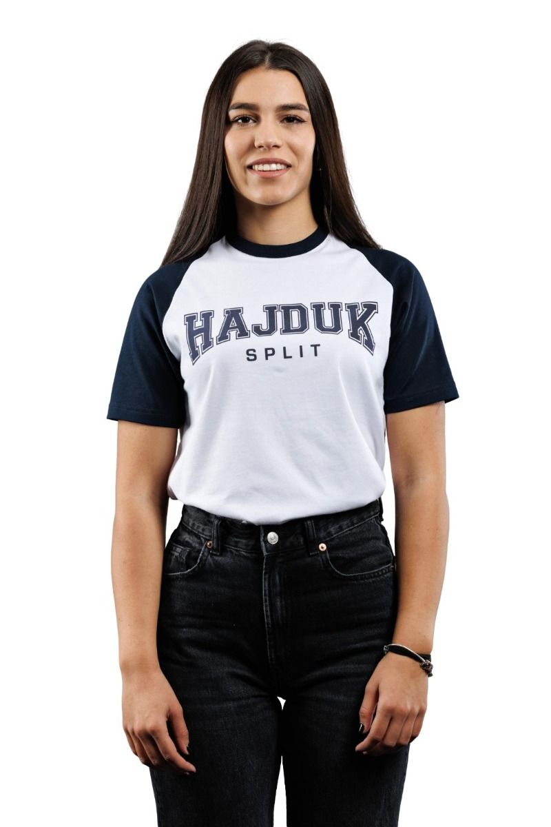 Hajduk majica kratki rukav College bijelo/modra