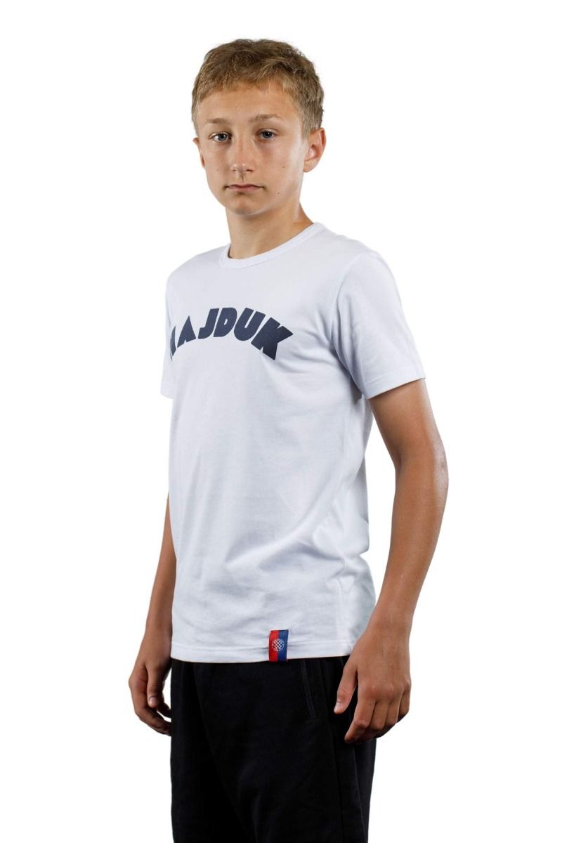 Hajduk majica kratki rukav Retro dječja 22/23, bijelo modra