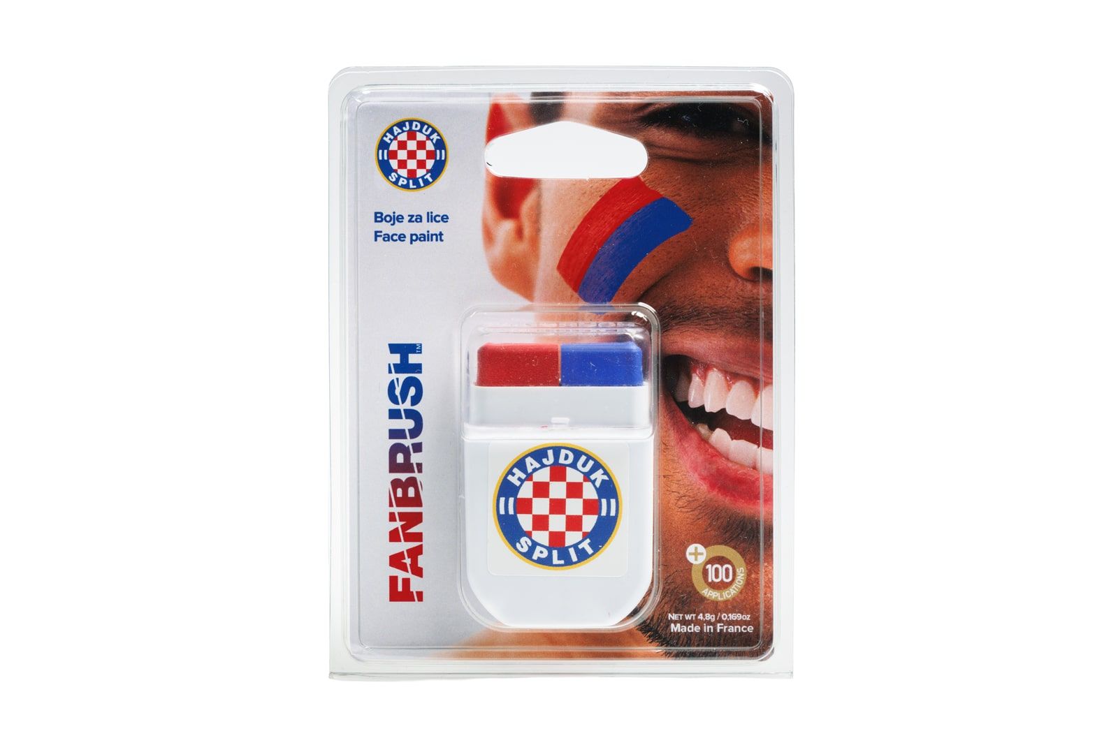 Hajduk Fanbrush crveno plavi