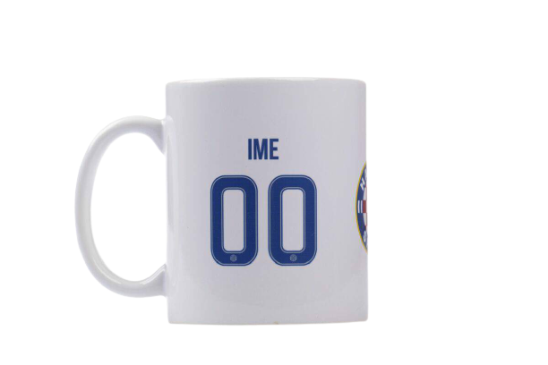 Keramička šalica s imenom, bijela