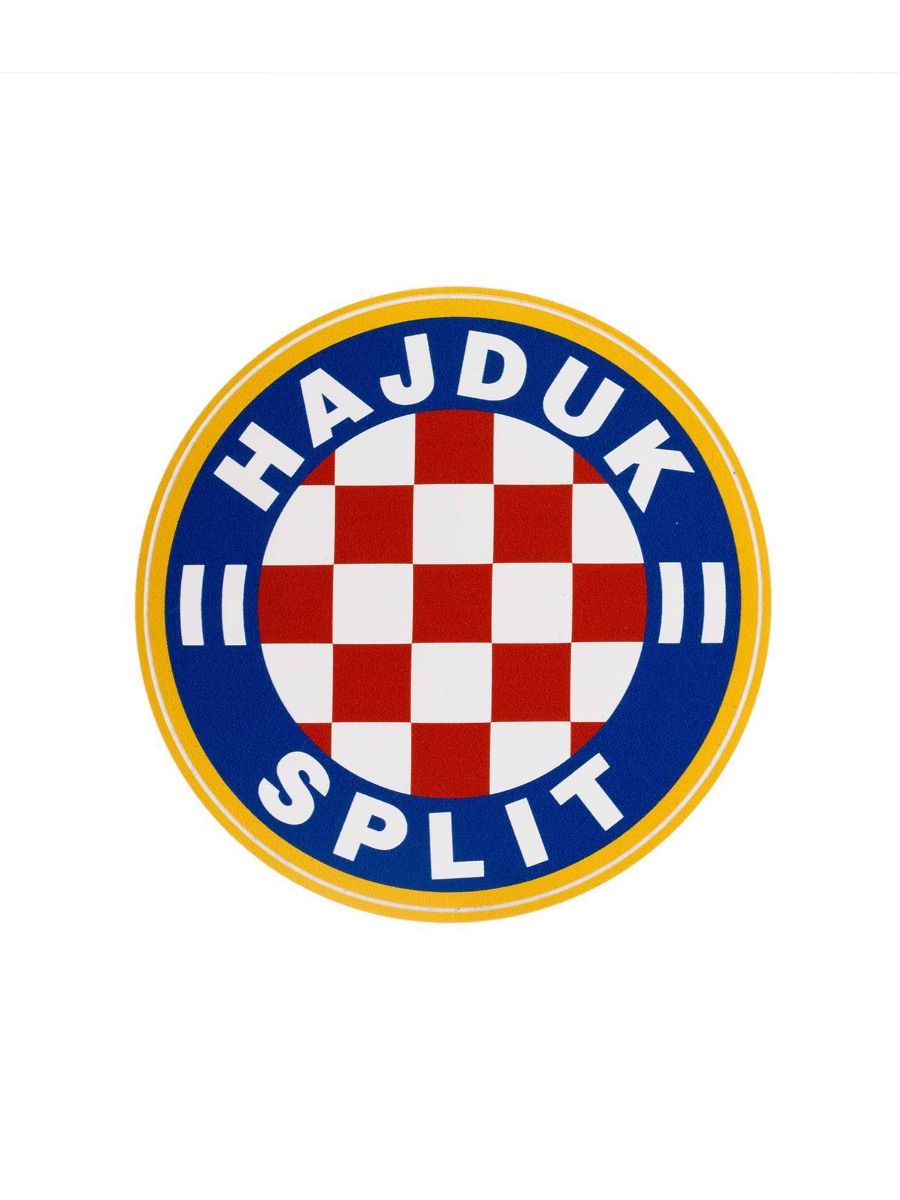 Hajduk naljepnica okrugla Grb, 6 cm