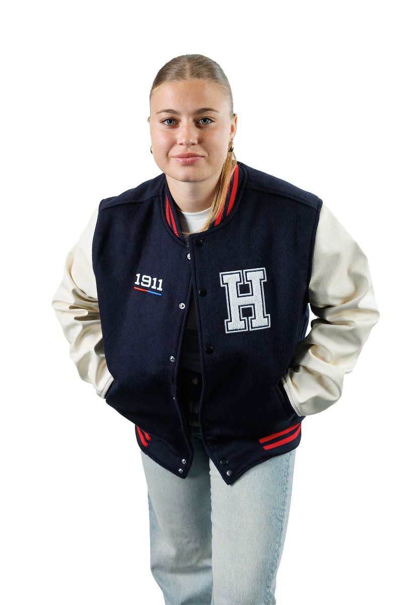 Hajduk College jakna, modro bijela