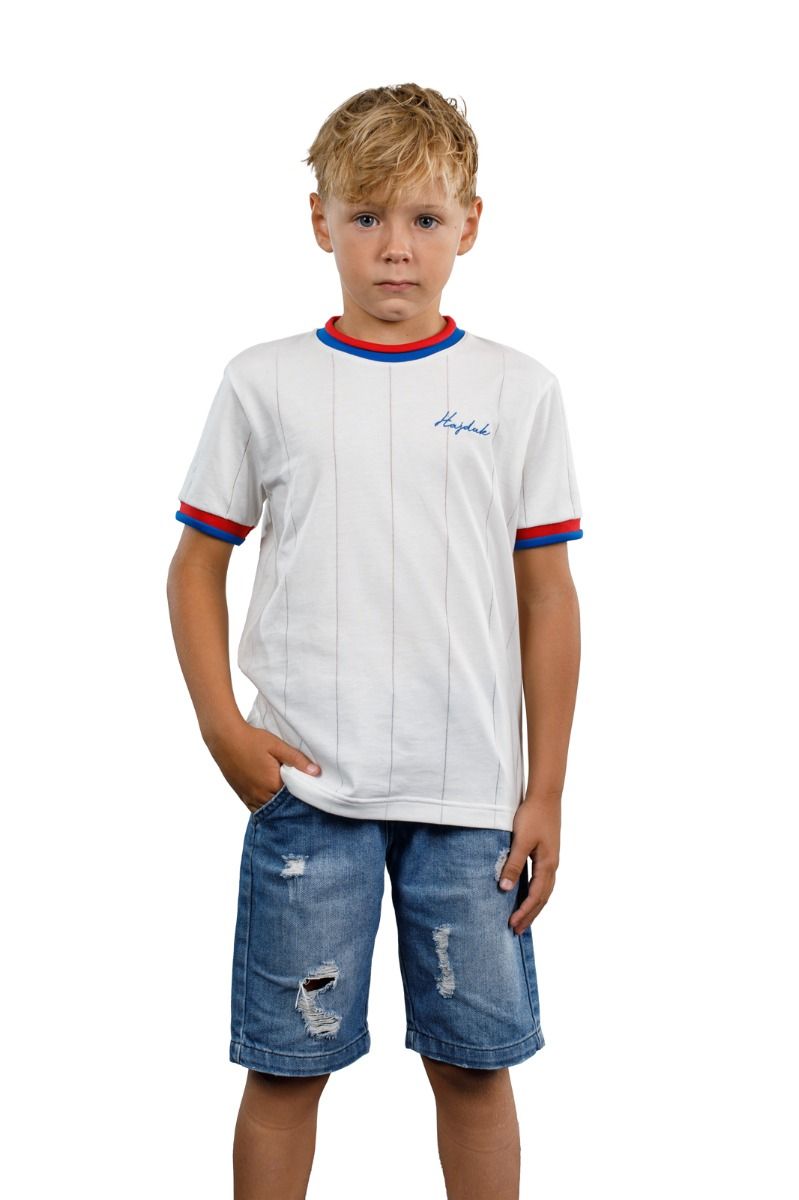 Hajduk dječja Vintage majica kratki rukav, bijela