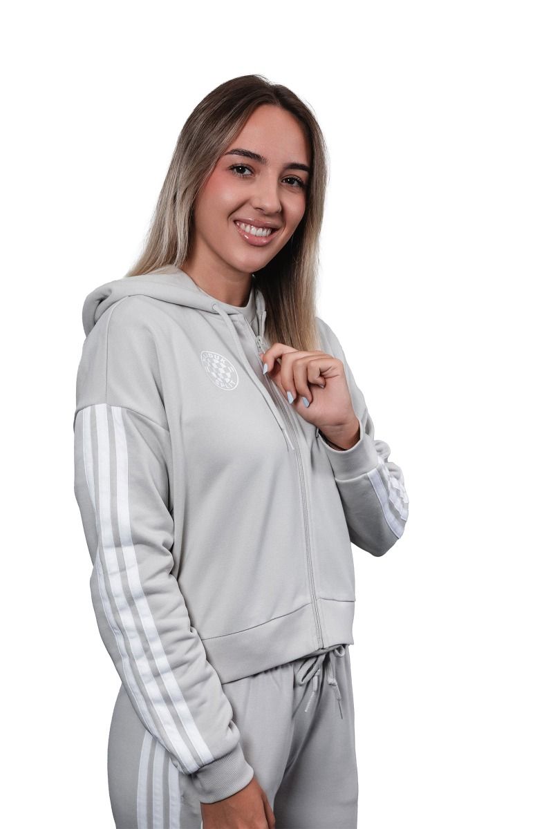 adidas ženska majica s kapuljačom, Hajduk W 3S FT FZ HD, wonalu