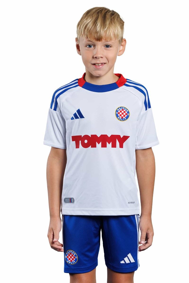 adidas dječji domaći dres, Hajduk 25/26, bijeli