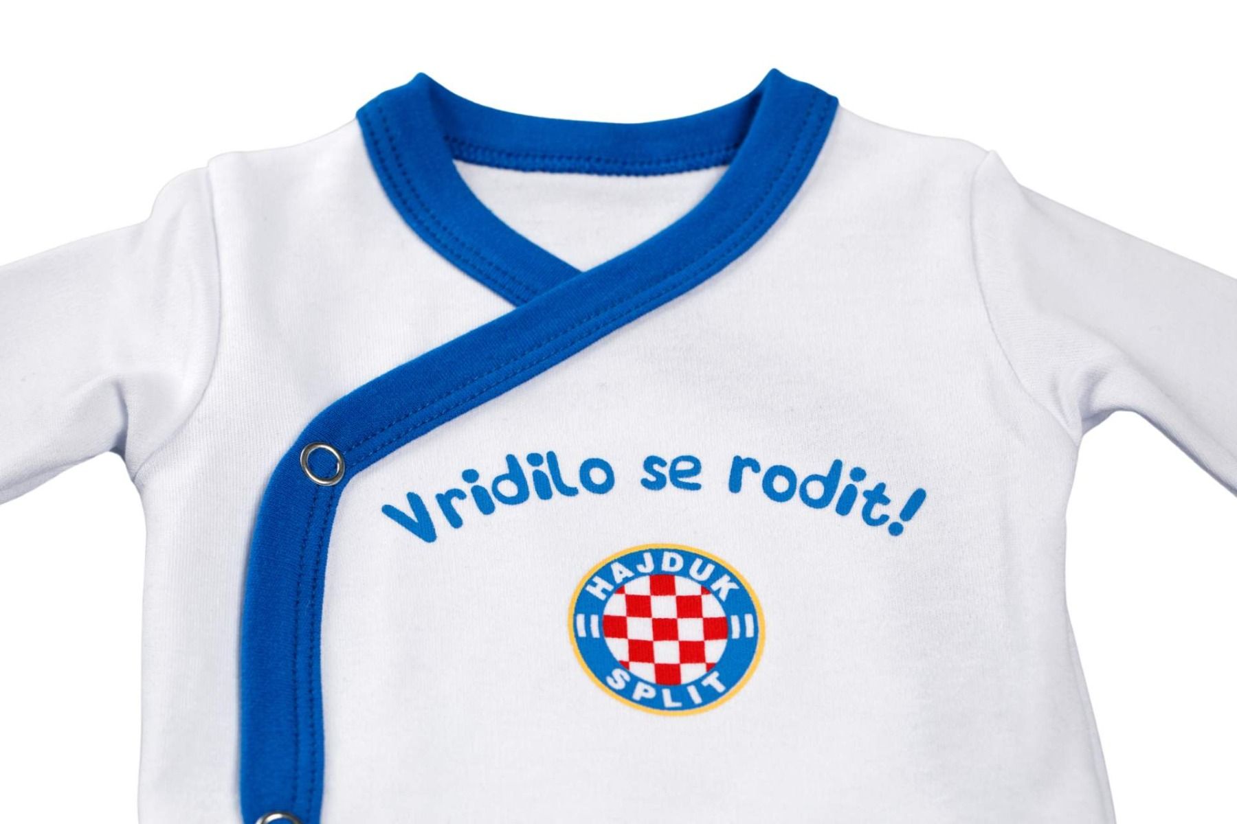 Dječji body dugi rukav Vridilo se rodit, plavi