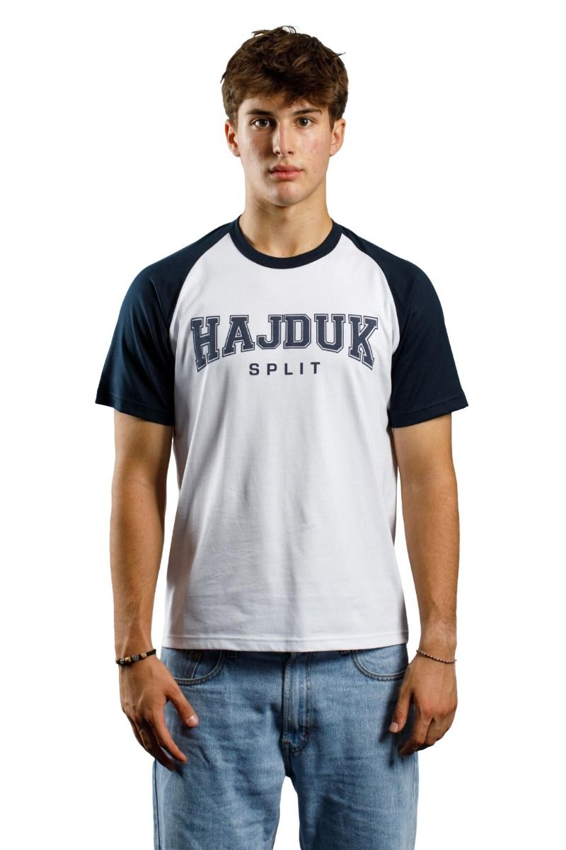 Hajduk majica kratki rukav College bijelo/modra