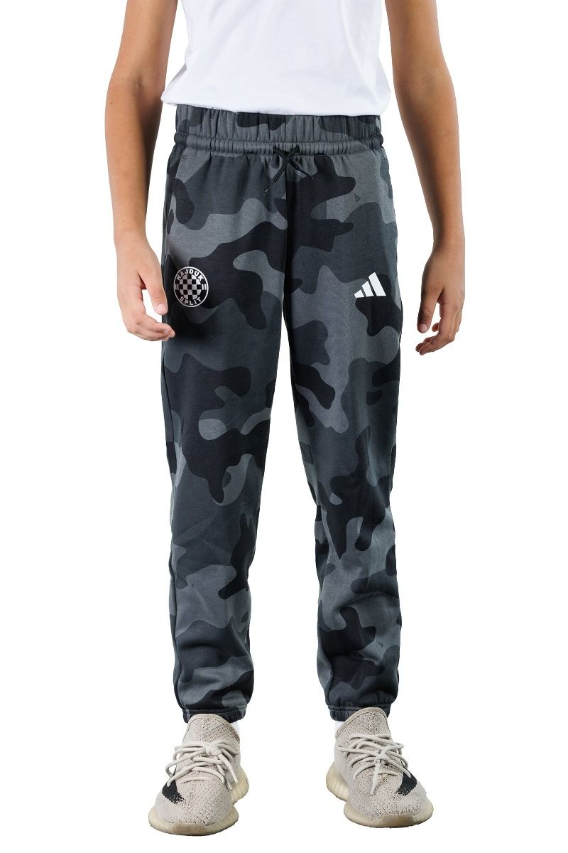 adidas dječje hlače, Hajduk J CAMO FL PANT, crne