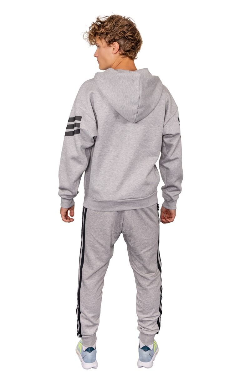 adidas majica s kapuljačom F.Z., Hajduk M FI 3S FZ, siva