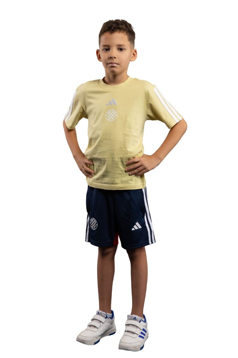adidas dječja majica kratki rukav, Hajduk J 3S TEE 160, žuta