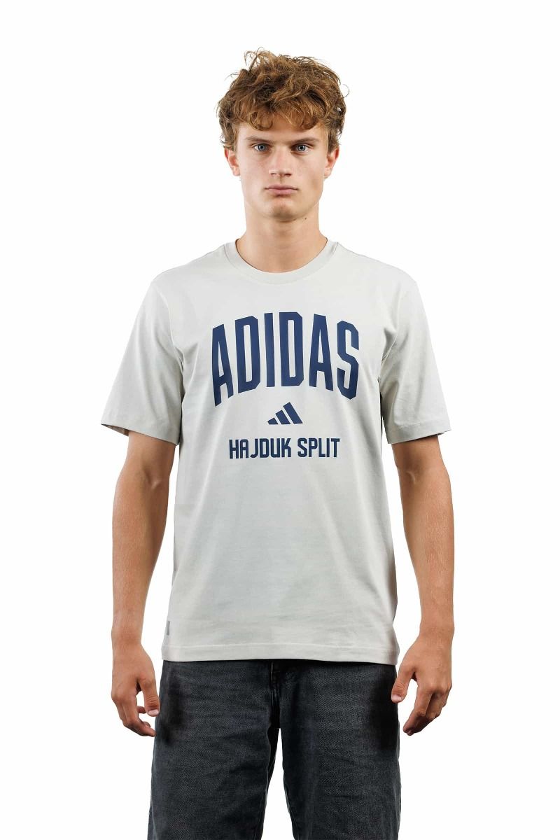 adidas majica kratki rukav, Hajduk M COLLEGIATE T, siva