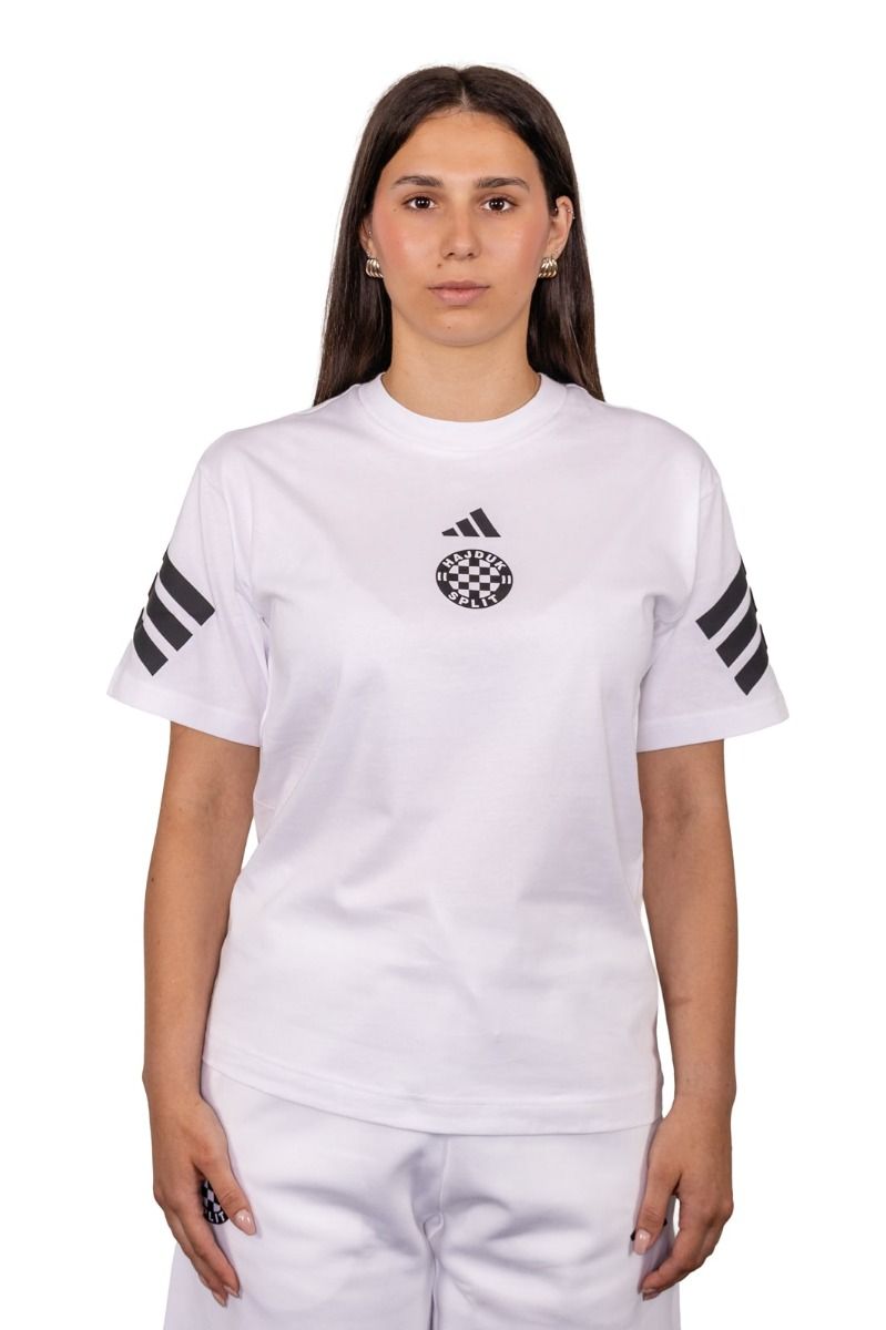 adidas ženska majica kratki rukav, Hajduk W FI 3S TEE, bijela