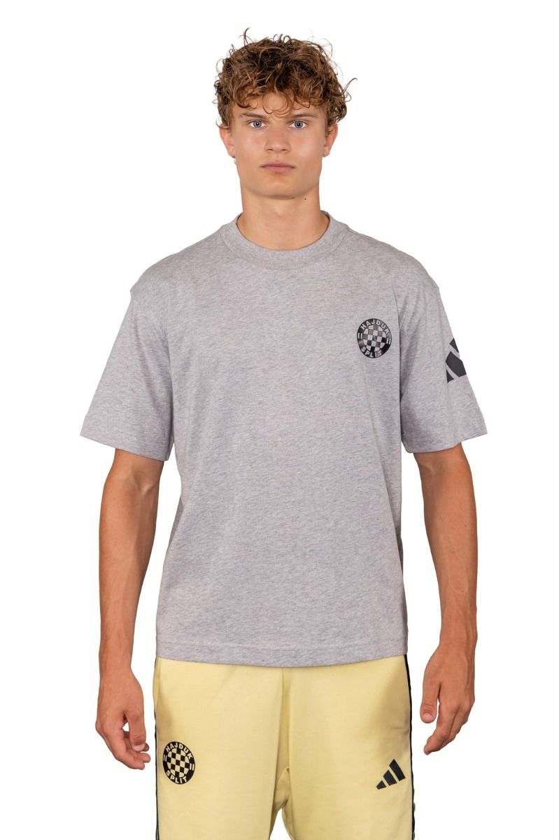 adidas majica kratki rukav, Hajduk M SJ T, siva