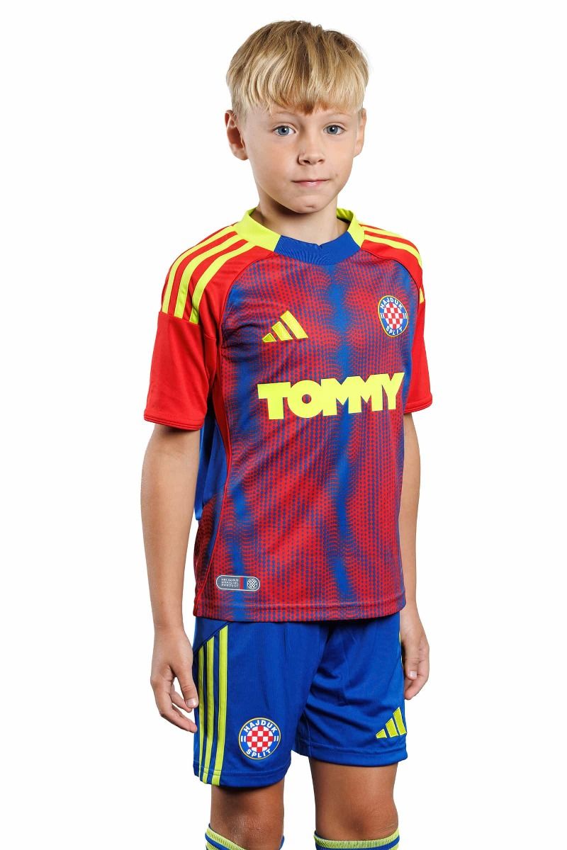 adidas dječji gostujući dres, Hajduk 25/26, crveno plavi