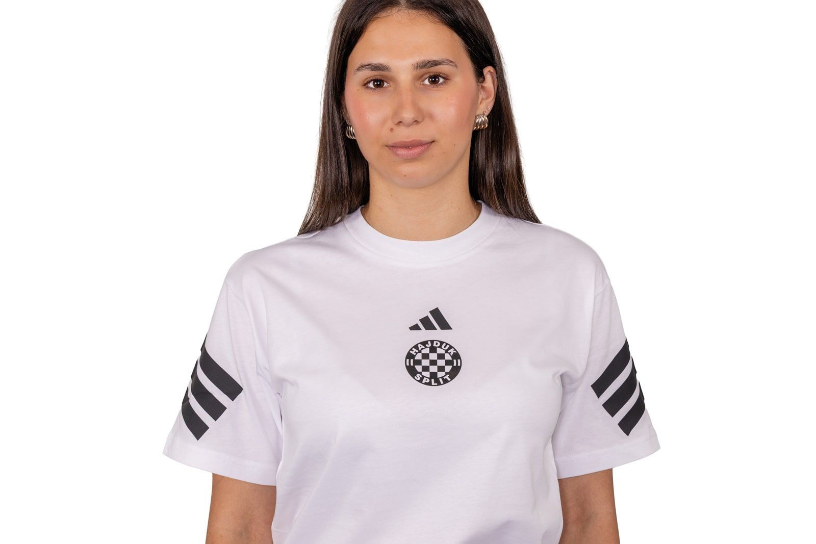 adidas ženska majica kratki rukav, Hajduk W FI 3S TEE, bijela