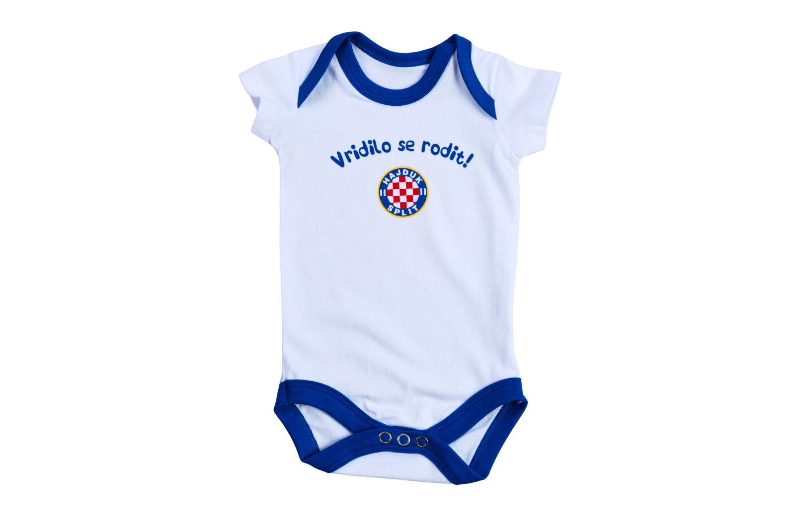 Dječji body kratki rukav Vridilo se rodit, plavi