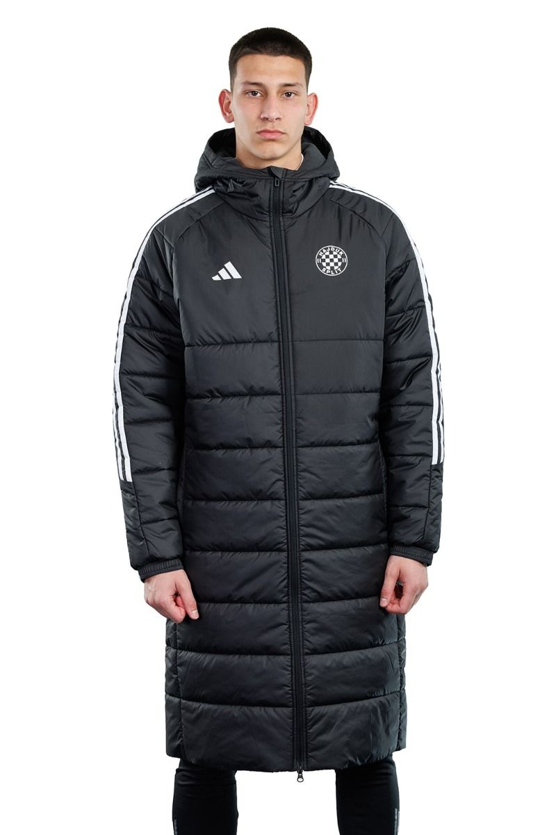 adidas zimska jakna duga, Hajduk TIRO24 L COAT, crna