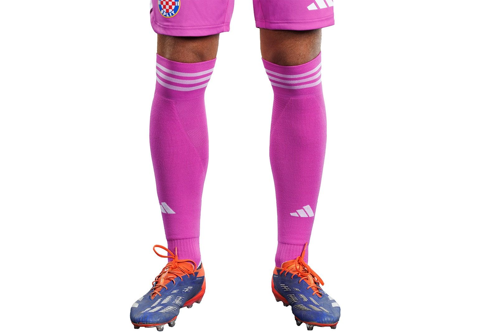 adidas štucne, hajduk adi25 sock, ljubičaste