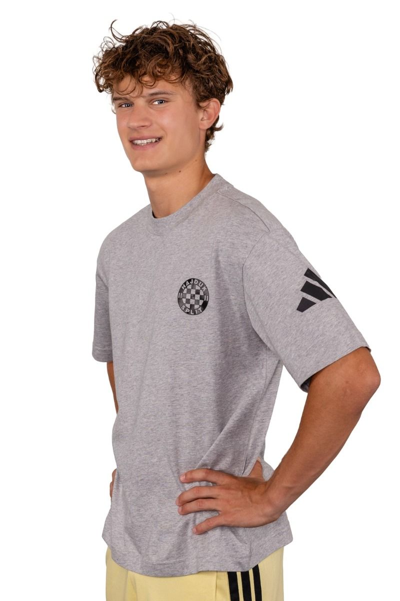 adidas majica kratki rukav, Hajduk M SJ T, siva