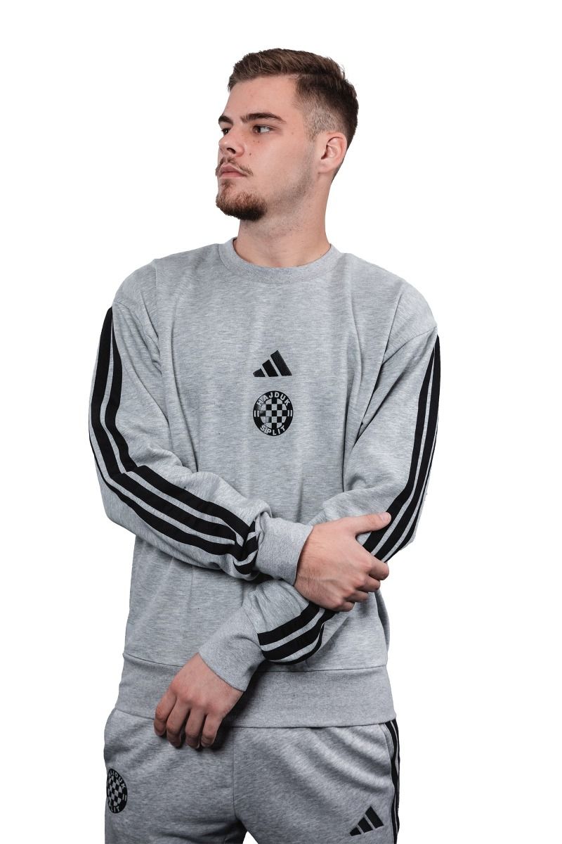 adidas majica dugi rukav, Hajduk M 3S FL SWT, siva