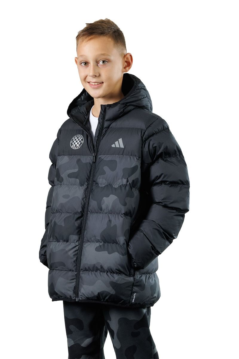 adidas dječja zimska jakna, Hajduk J SD AOP JKT, crna
