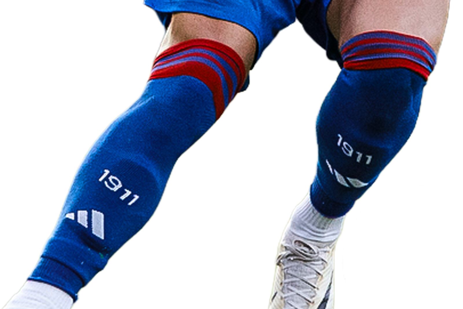 adidas štucne za gostujući dres, Hajduk 24/25, plavo crvene