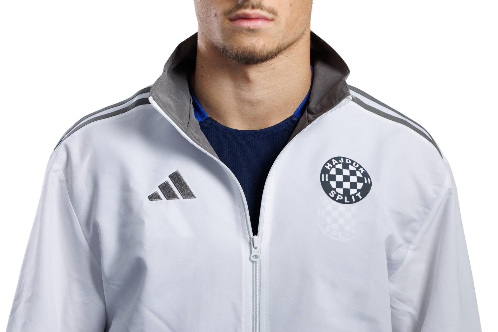 adidas Entrada presentation jacket, Hajduk 24/25, bijeli/antracit