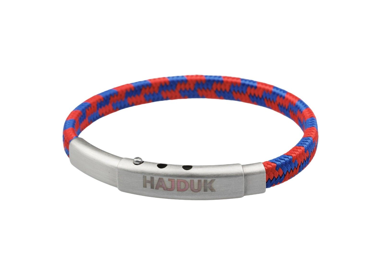 Hajduk narukvica čelik, crveno plava