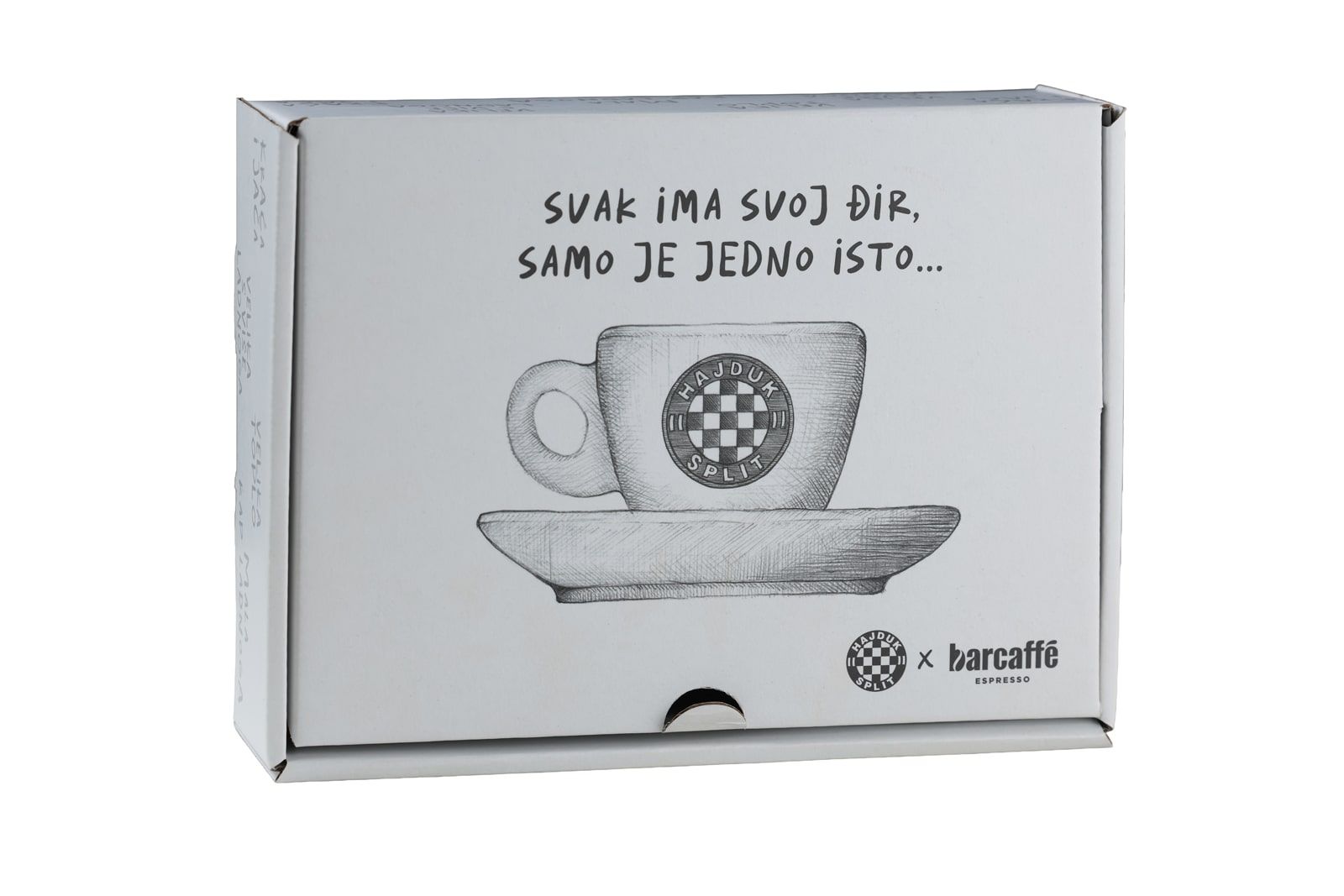 Set šalica za kavu Hajduk&Barcaffe, cappuccino, 2kom