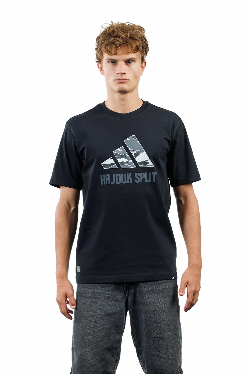 adidas majica kratki rukav, Hajduk M CAMO LOGO T, crna