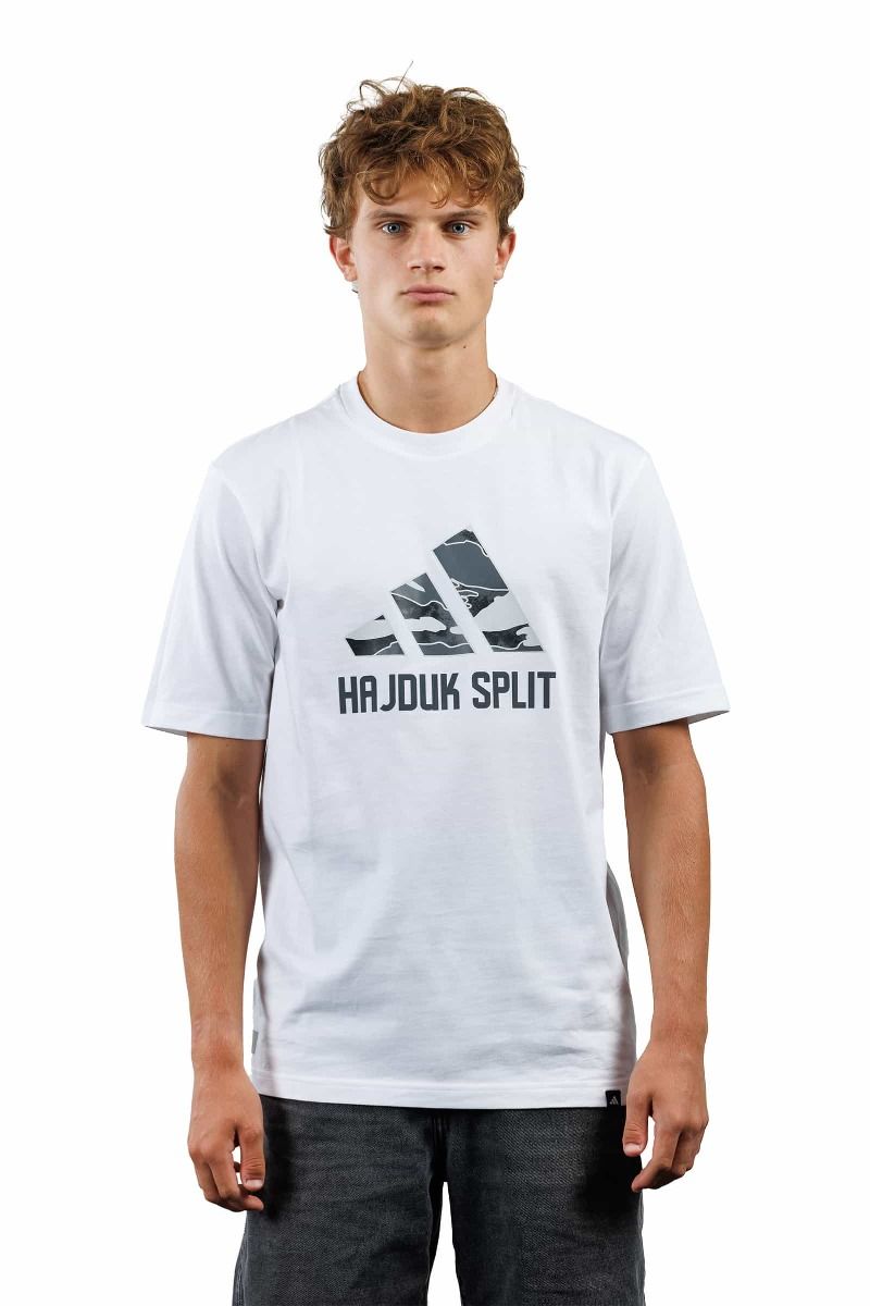 adidas majica kratki rukav, Hajduk M CAMO LOGO T, bijela