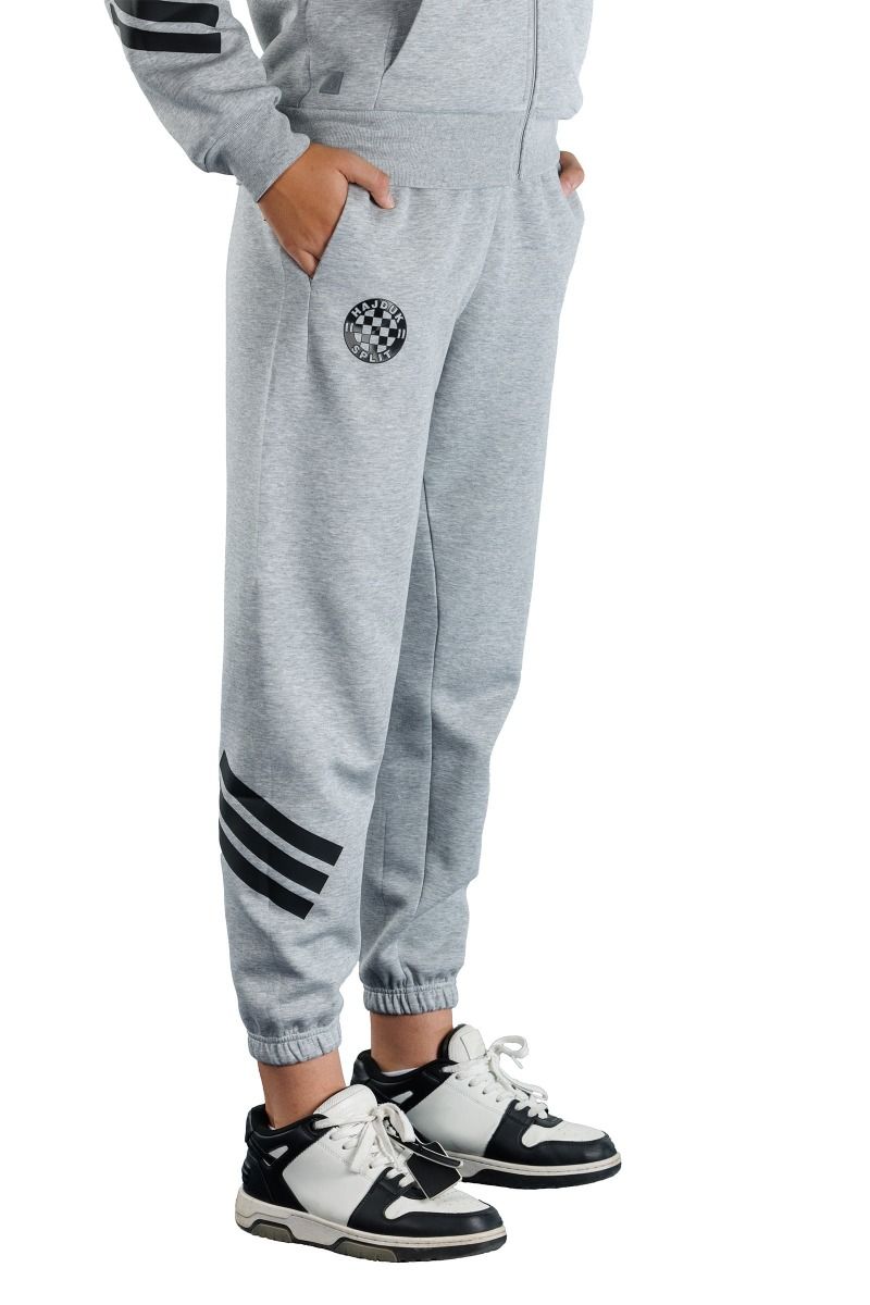 adidas ženske hlače, Hajduk W FI 3S REG PT, sive