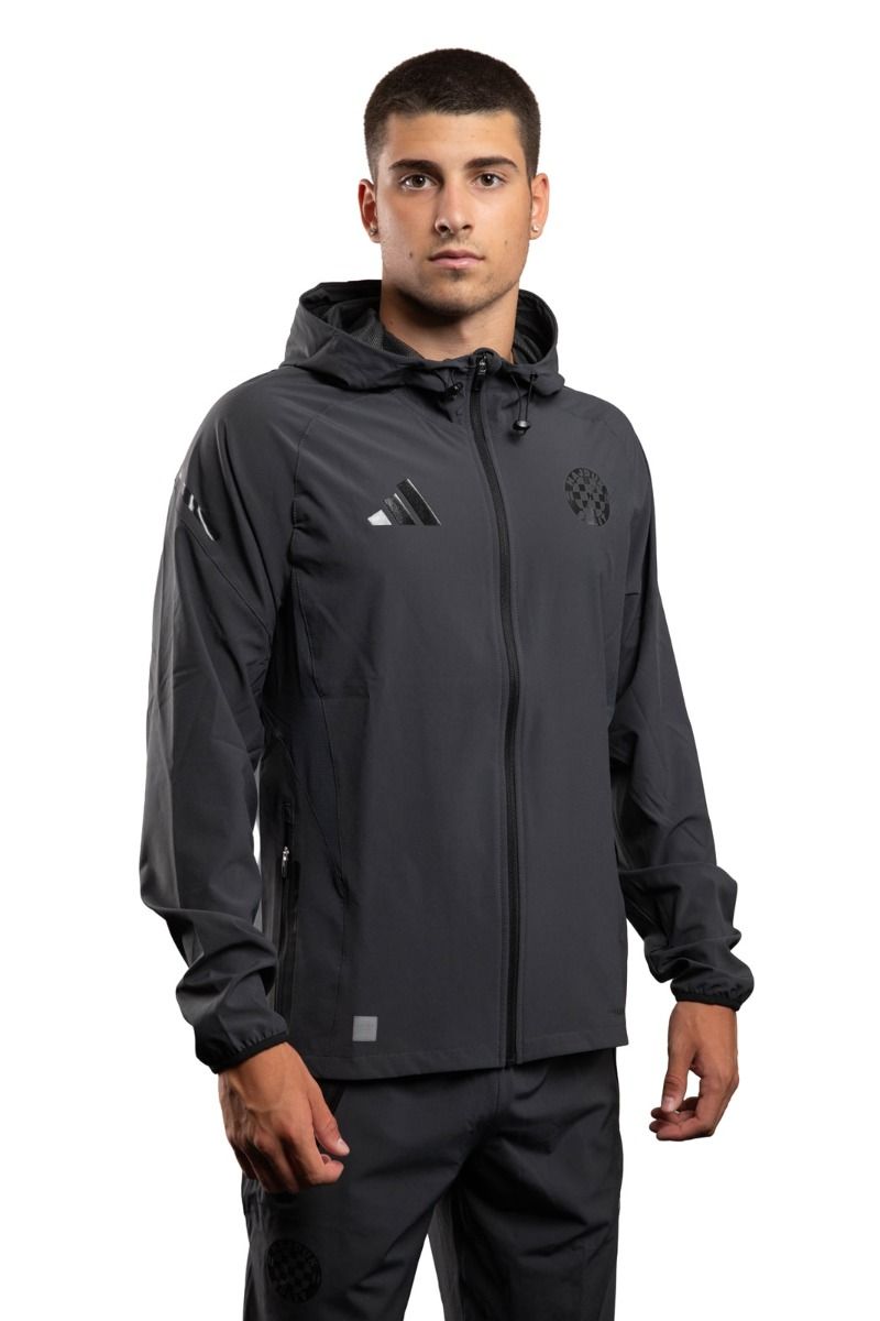 adidas majica s kapuljačom F.Z., Hajduk, TIRO25P VT JKT, siva