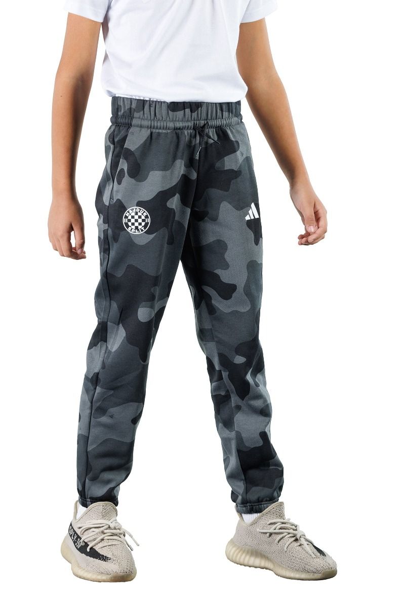 adidas dječje hlače, Hajduk J CAMO FL PANT, crne