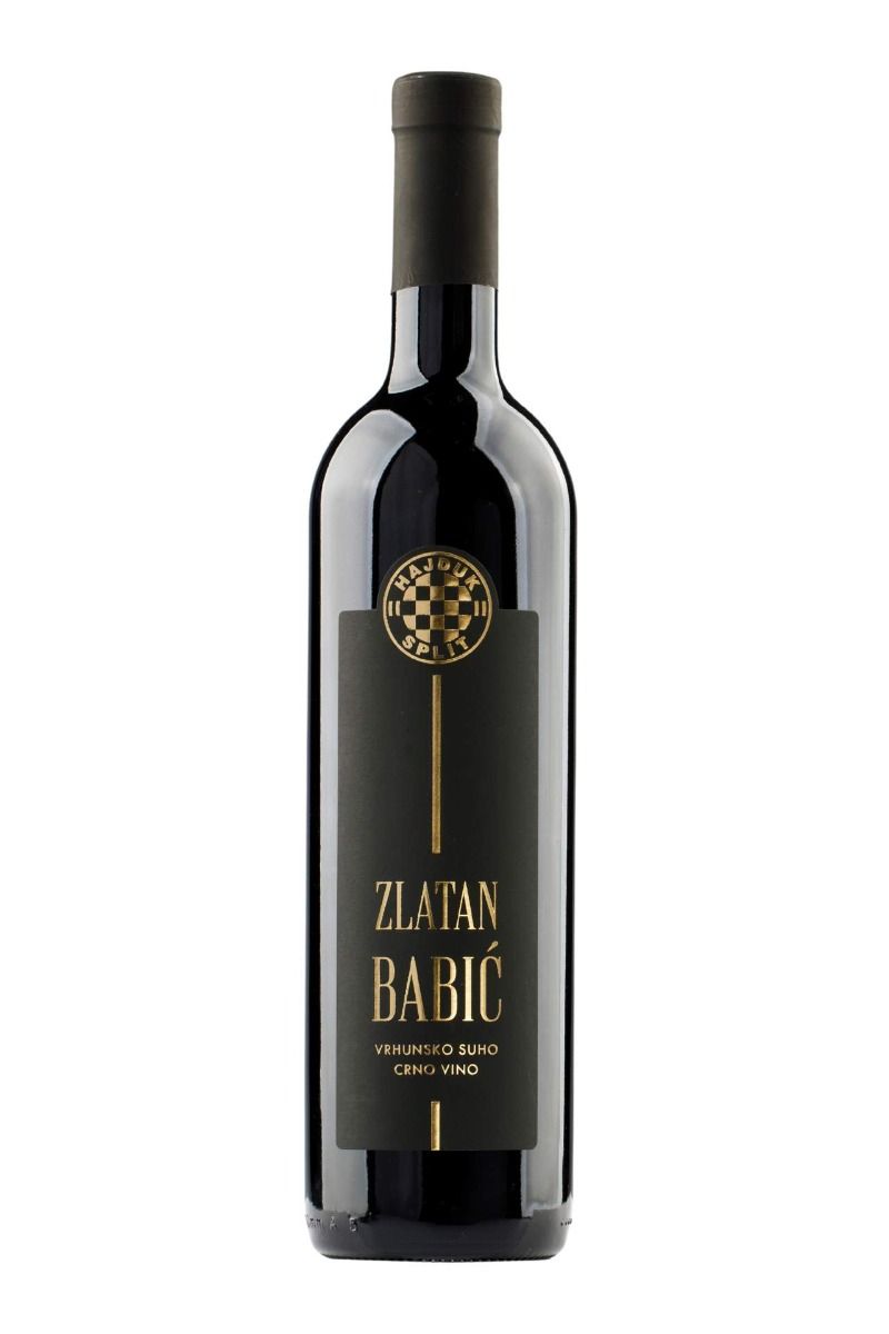 Zlatan Babić Hajduk 0,75l, vrhunsko suho crno vino