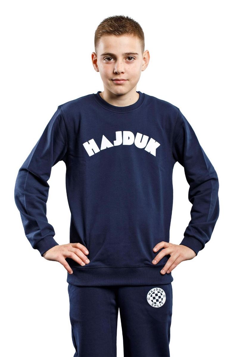 Hajduk majica dugi rukav Retro dječja 22/23, modra