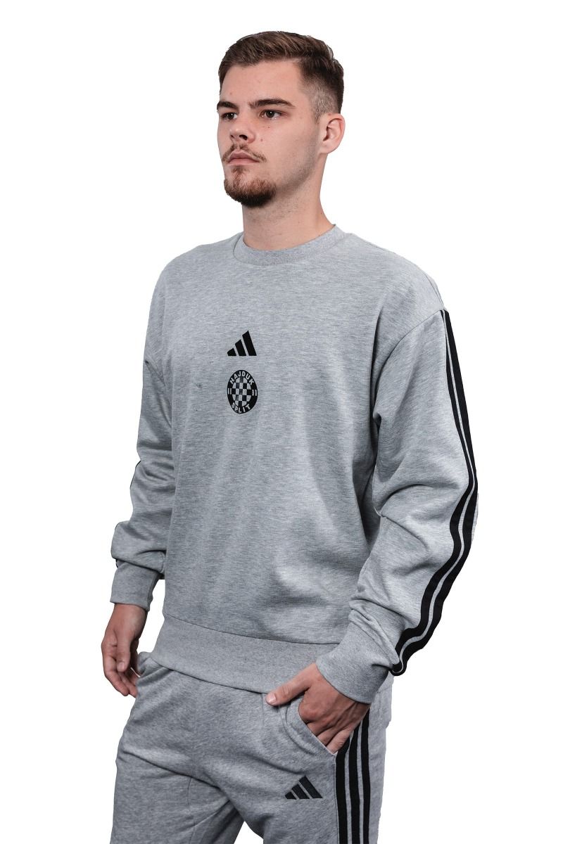 adidas majica dugi rukav, Hajduk M 3S FL SWT, siva