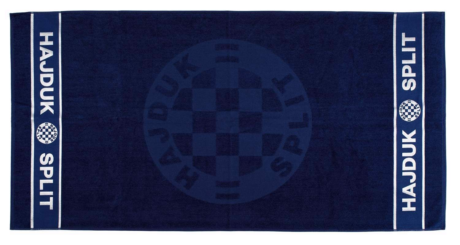 Hajduk ručnik, plavo srebrni, 80 cm X 160 cm