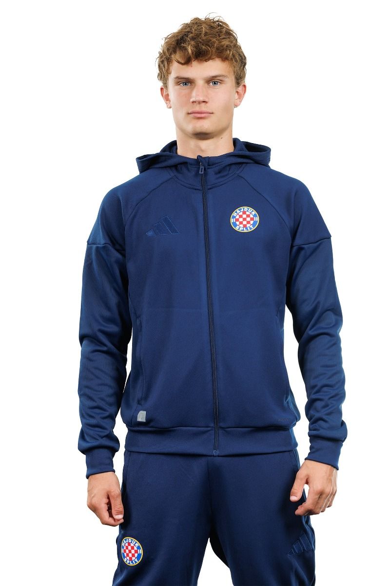 adidas trening majica dugi rukav s kapuljačom, Hajduk TIRO25 FZ, plava